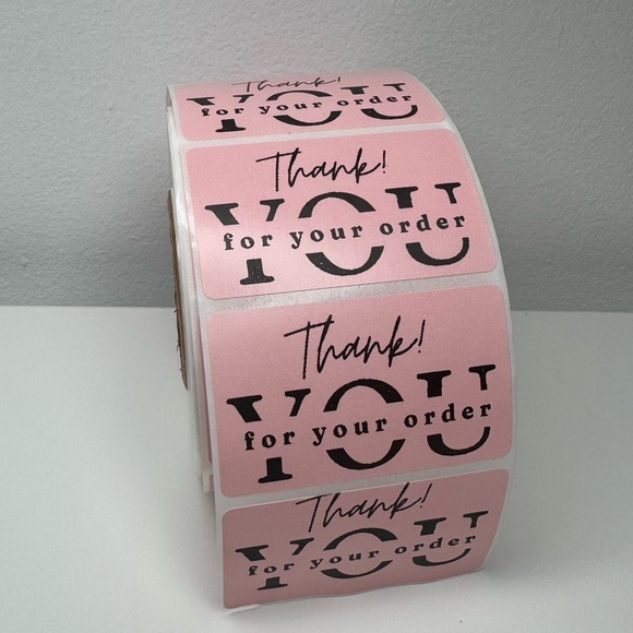 100 pcs Thank You for your order my 2" Stickers labels NWT - Picture 14 of 14